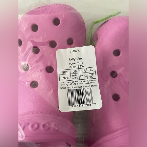 Crocs Unisex-Adult Classic Clogs in Taffy Pink - Picture 4 of 4